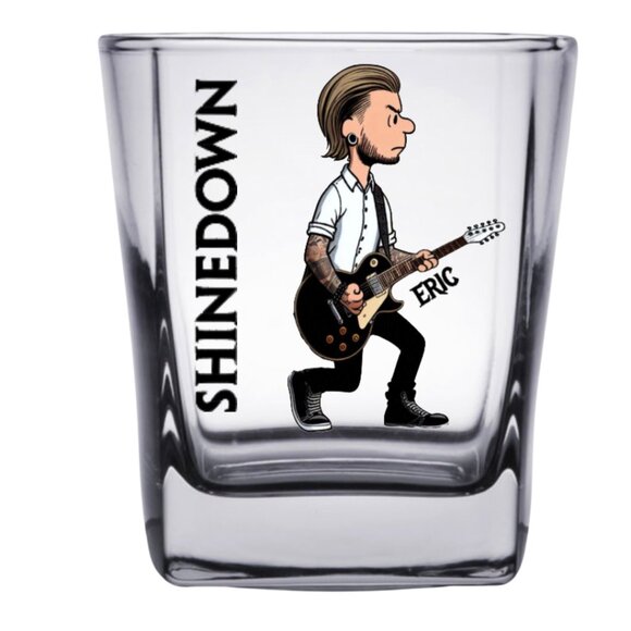 Rock Band SHINEDOWN/PEANUTS MASHUP Shot Glass Set of 5, w/ Matching Gift Boxes - Picture 3 of 7